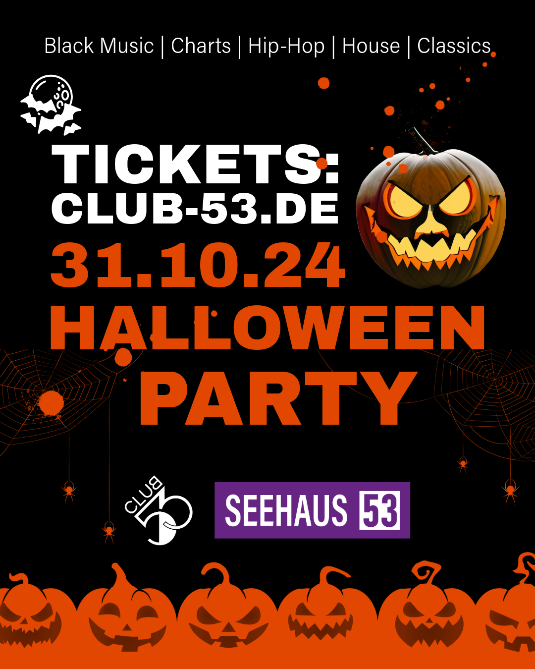 Teaserfoto Halloweenparty 2024 im Club53
