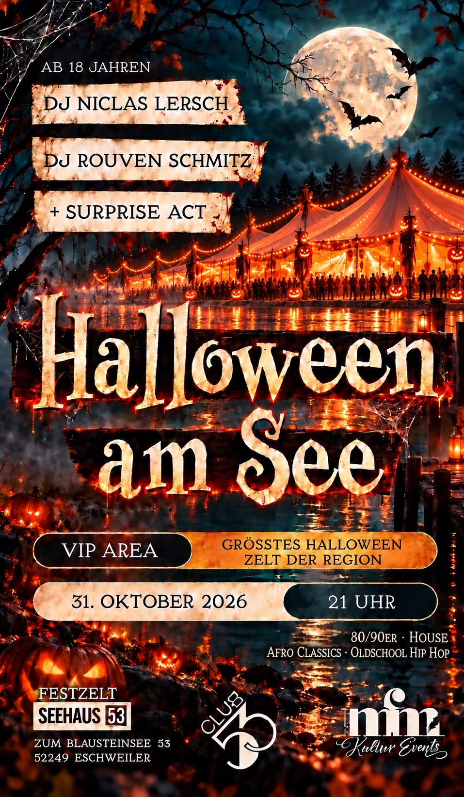 Club53 Halloween Party am 31. Oktober 2026
